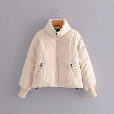 Casual Loose Women's Cotton Jacket for Fall/Winter