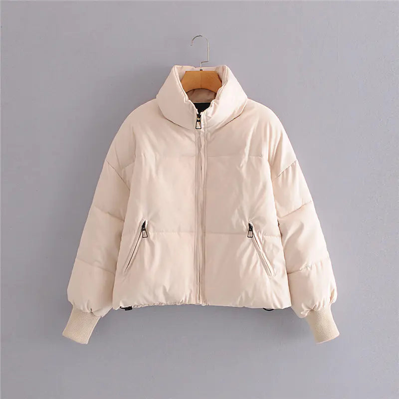 Casual Loose Women's Cotton Jacket for Fall/Winter